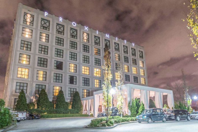 exterior view of the Proximity Hotel